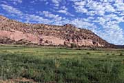 A cliff near the Utah-Colorado border