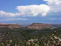 View toward Los Alamos