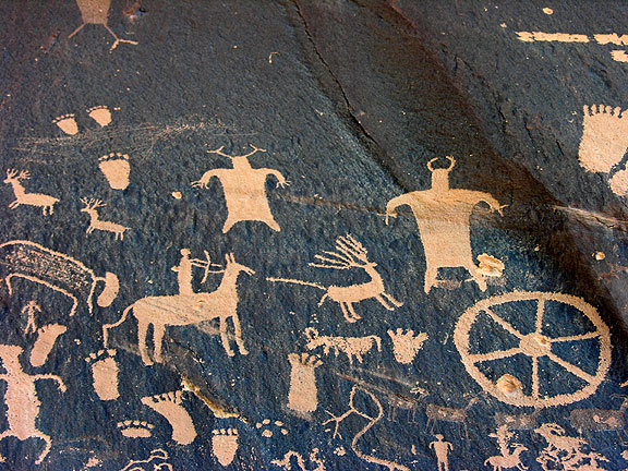 Petroglyphs at Canyonlands