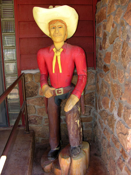 Red Ryder statue in Pagosa Springs